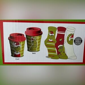 The Grinch Socks and Travel Mug Combo